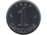 FRANCE 1 CENTIME EPI 1989 SUP/NC