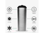 Travel mug isotherme Inox 470ml Qwetch