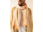 Foulard rayé multicolore