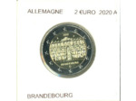 ALLEMAGNE 2020 2 EURO BRANDEBOURG 5 ATELIERS A.D.F.G.J SUP