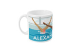 Tasse ou mug de natation synchronisée à personnaliser "Le Duo"