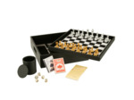 Coffret multifonction échecs et cartes 35x35x10cm