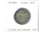 IRLANDE 2019 2 EURO COMMEMORATIVE 100 ANS DAIL EIREANN SUP