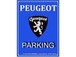 Plaque métal - Peugeot Parking - 40x30cm - 16141RA