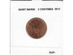 SAINT MARIN 2012 2 CENTIMES SUP-