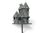 Nichoir oiseaux fer Tour 31x31x170cm