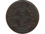 BRITISH NORTH BORNEO (BORNEO BRITANNIQUE) 1 CENT 1891 H TTB-