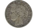 FRANCE 1 FRANC CERES 1872 A PETIT A (Paris) TB+