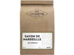Savon de Marseille en copeaux Ecodétergent Ecocert - Origine France Garantie - MY COSMETIK - 750 g en sachet kraft
