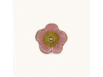 Bouton de tiroir Fleur Rose Laiton Recyclé 5x5x7cm