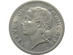 FRANCE 5 FRANCS LAVRILLIER ALUMINIUM 1946 SUP (G766)