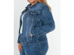 MY TINA'S VESTE EN JEAN GRANDE TAILLE