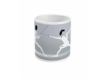 Tasse ou mug "l'escrime en blanc" - Personnalisable