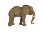 Statuette éléphant résine 33x12x25cm