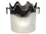 Seau à champagne argenté  24x15x21cm