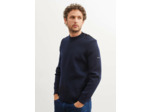 Pull marin uni Cancale 100% laine SAINT JAMES