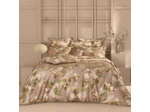 Housse de couette MAGNOLIAS ROSE FUMÉ Garnier Thiebaut