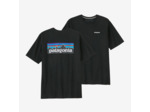 Tee Shirt PATAGONIA P-6 Logo Black