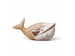 Sculpture Baleine Bois Naturel 22x11x13cm