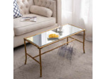 Table basse métal Gold 92x41x43cm