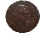 LOUIS XVI (1774-1792) 1 SOL 1787 D (Lyon) TB+