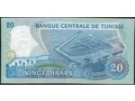 TUNISIE 20 DINARS 3-11-1983 SERIE E1 TTB+