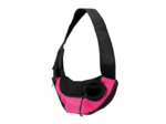 Sac ventral de transport jusqu'à 5 kg - rose & noir