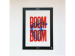 Pappus Editions - Affiche Boom Boom rouge 30x40