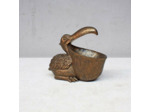 Statuette Vide-Poche Pélican En Résine19x11x23cm