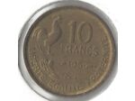 FRANCE 10 FRANCS GUIRAUD 1950 TTB+