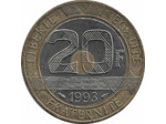 FRANCE 20 FRANCS MONT ST MICHEL 1993 SUP-