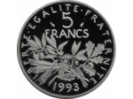 FRANCE 5 FRANCS ROTY 1993 BE
