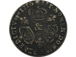 LOUIS XIV 1/10 ECU AUX 3 COURONNES 1710 & (Aix) TTB (G125)