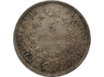 FRANCE 5 FRANCS HERCULE 1873 A (Paris) TTB+ (G745a)