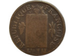 FRANCE 1 SOL AUX BALANCES 1793 L (Bayonne) 11gr08 TB