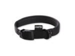 Collier confort en nylon noir pour chien - Martin Sellier