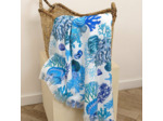 Fouta SEASHELL BLUE Garnier-Thiebaut
