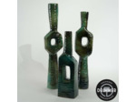 Ensemble 3 vases Arequipa vert 14x7x52cm