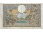 FRANCE 100 FRANCS L.O.M AVEC LOM SERIE A.425 12-9-1908 TB+