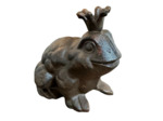 Figurine grenouille en fonte 11x13x13cm