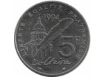 FRANCE 5 FRANCS VOLTAIRE 1994 SUP