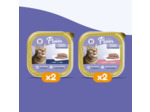 Les repas Plaisir, Pack poissons pour chat - 4 x 100g