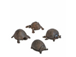 Ensemble de 4 cache clés fonte animaux 10x5cm