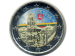 LITUANIE 2017 2 EURO COLORISEE VILNIUS SUP