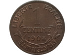 FRANCE 1 CENTIME DUPUIS 1908 TTB+ (G90)