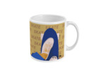 Tasse ou mug "skate en jaune" - Personnalisable
