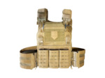 Gilet porte-plaques tactique Cordura 500D laser cut (coyote)