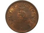 ANGOLA 5 CENTAVOS 1922 SUP- (W62) N1