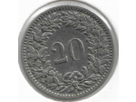 SUISSE 20 RAPPEN 1896 B TB+