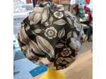Beret Toudoux à fleurs velours coton/polyester